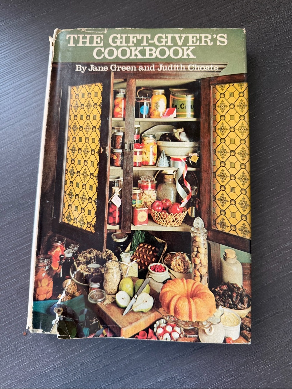 Vintage 1971 The Gift-Giver’s Cookbook Hardcover Jane Green Choate